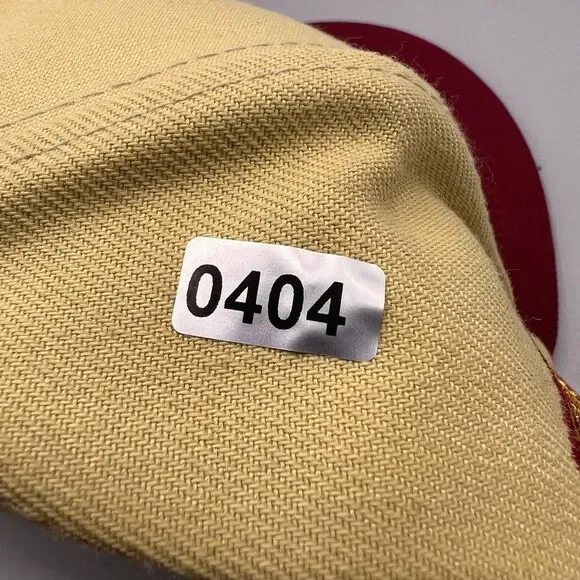 Milwaukee‎ Brewers Hat Men 7 1/2 Beige Red 59Fifty New Era Fitted Cap